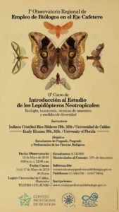 2do Curso de Introducción al Estudio de Lepidópteros Neotropicales